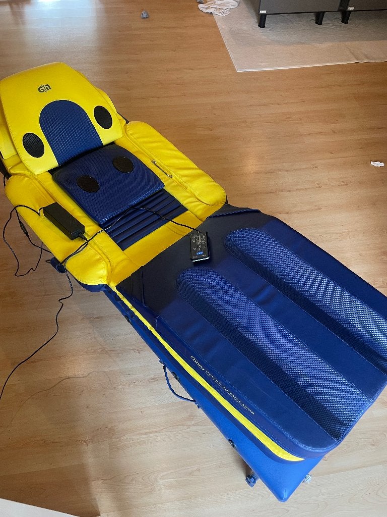 Andullatiematras, Ophalen, Gebruikt, Massagetafel