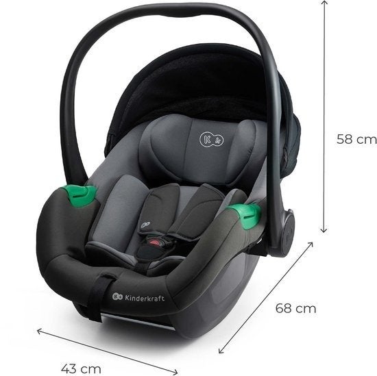 BABY autostoel Kinderkraft MINK PRO 2 + MINK FX, Ophalen, Zo goed als nieuw, Isofix