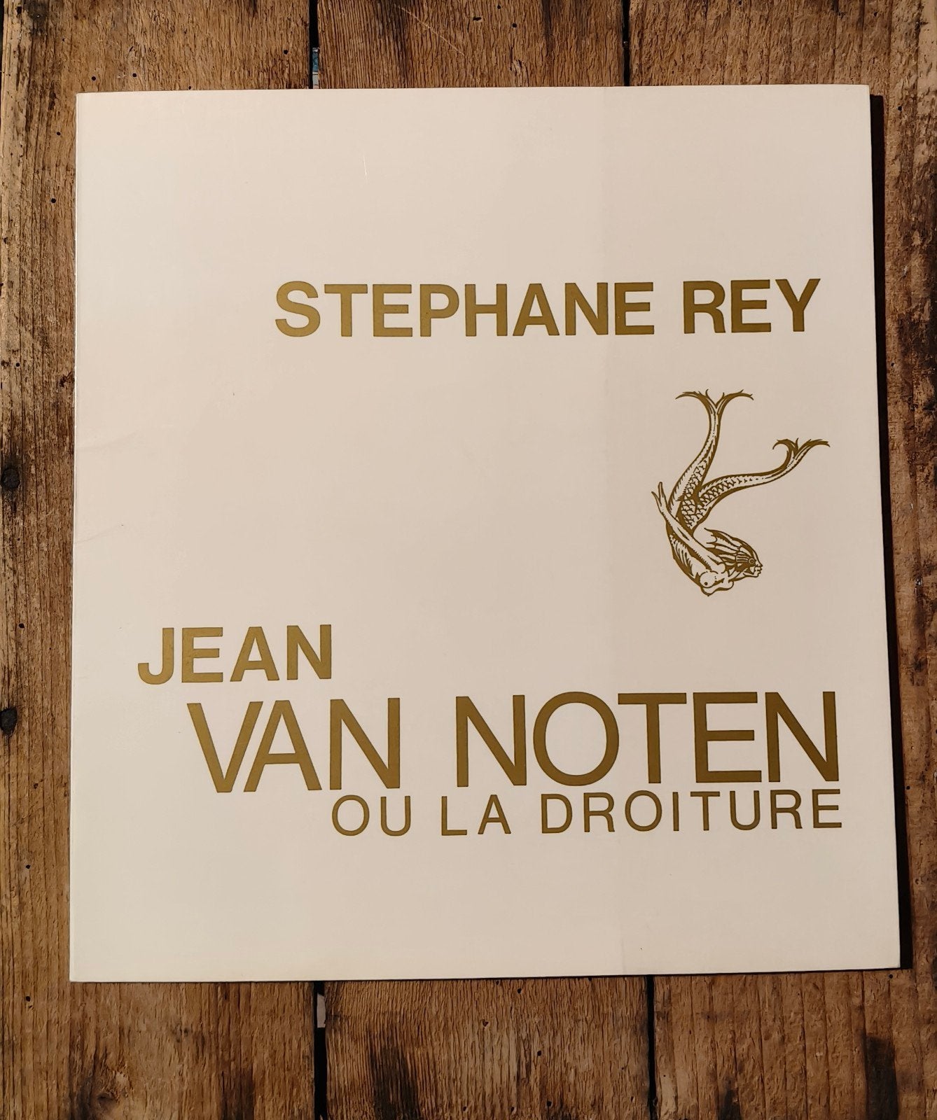 Kunstboek: Stéphane Rey - Jean Van Noten of rechtvaardigheid, Ophalen of Verzenden