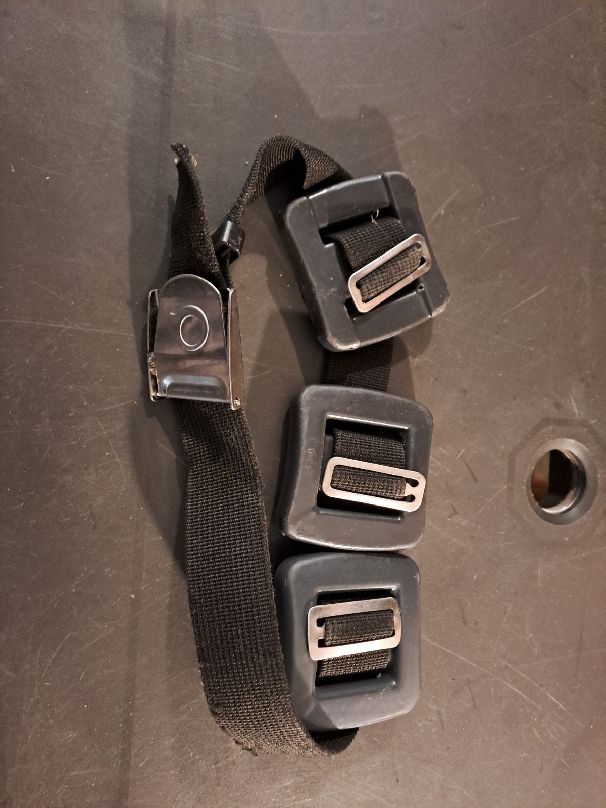 duikgordel zwembad - 3kg lood, Ophalen, Gebruikt, Lood of Loodgordel