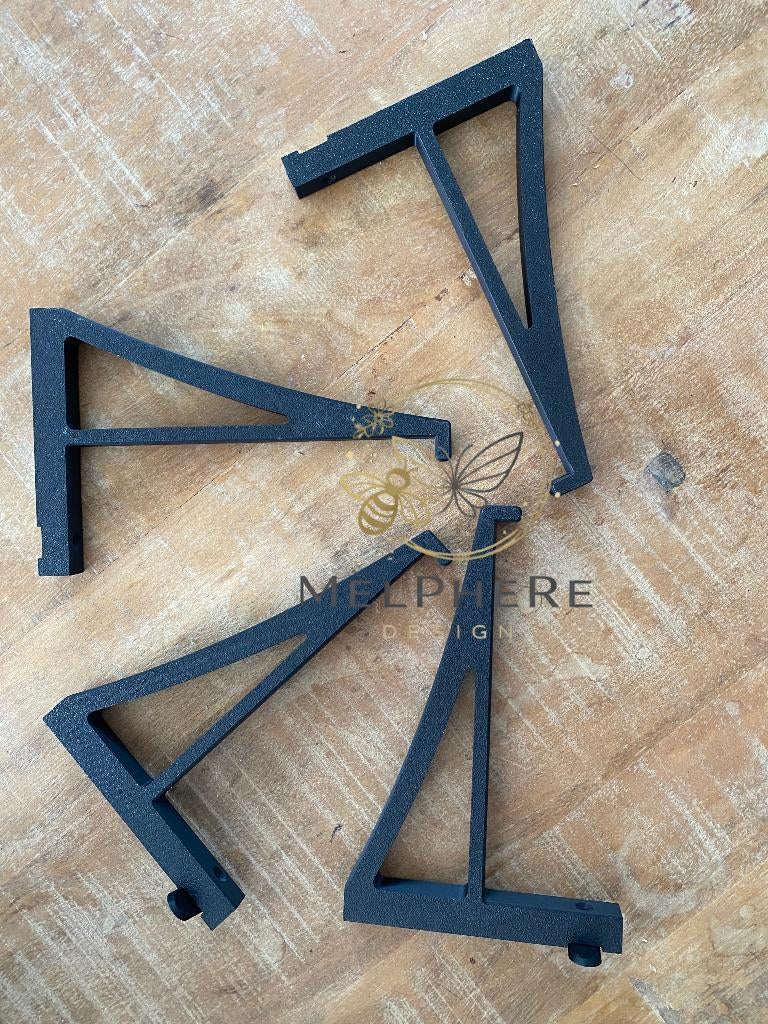 Plankdragers schap akoestisch paneel Plankbeugels Wandpaneel, Met ophangsysteem, Verzenden, Wandhanger, Zwart