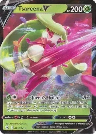 Tsareena V 021/264 Fusion Strike, Ophalen of Verzenden, Zo goed als nieuw