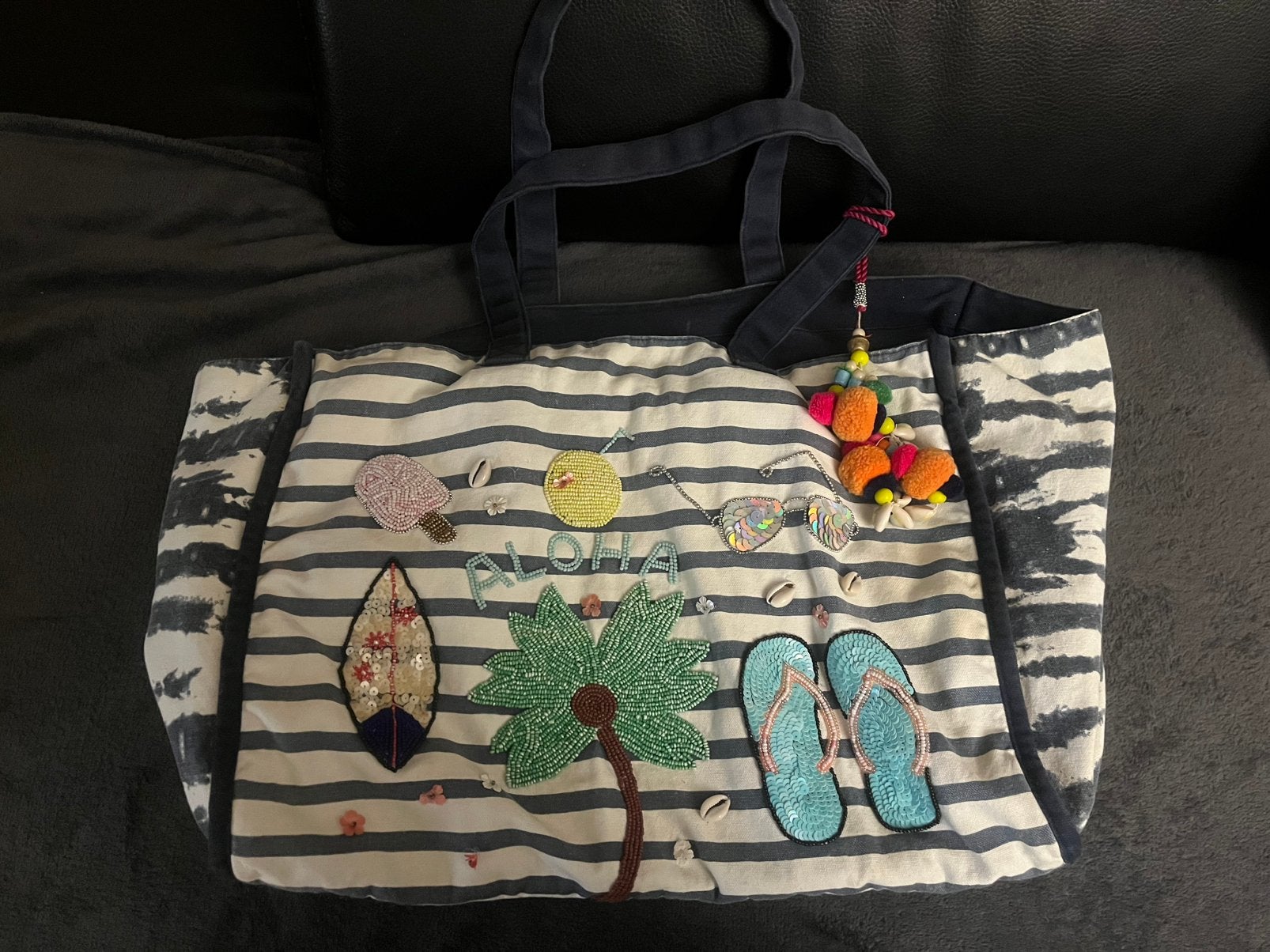 Grand sac avec lanières 43X33X18cm, Moins de 35 cm, Enlèvement, Utilisé, Moins de 20 cm