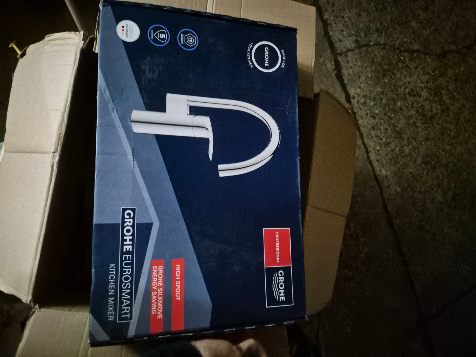 Grohe Robinet de cuisine New, Bricolage & Construction, Enlèvement ou Envoi, Neuf, Chrome, Robinet