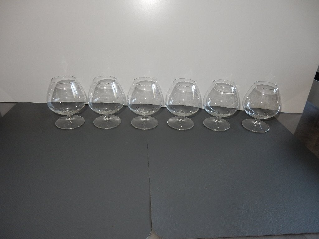 nr.35 - Zes cognac glazen, Ophalen, Zo goed als nieuw, Overige typen