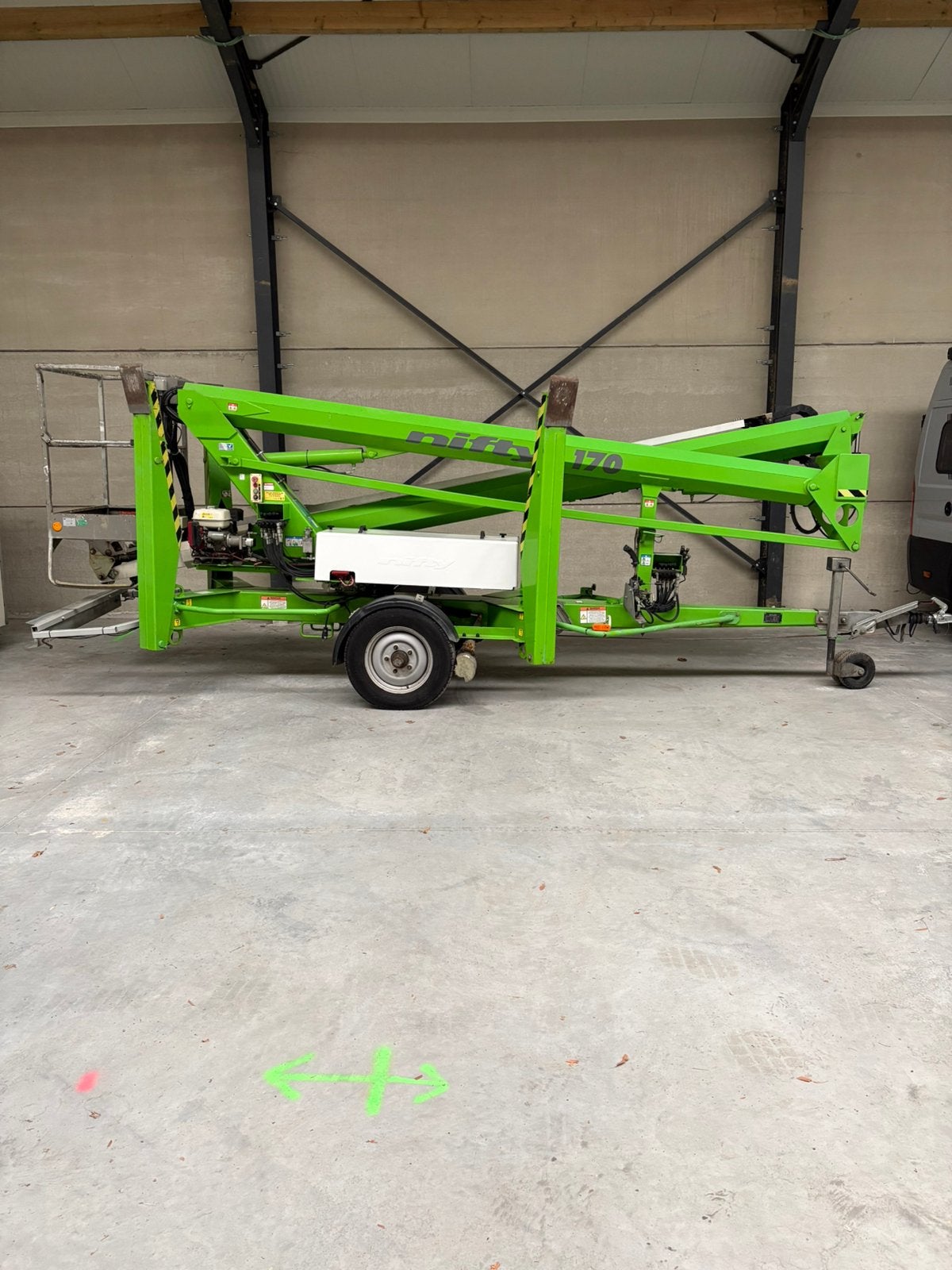 Nacelle nifty 170, Enlèvement