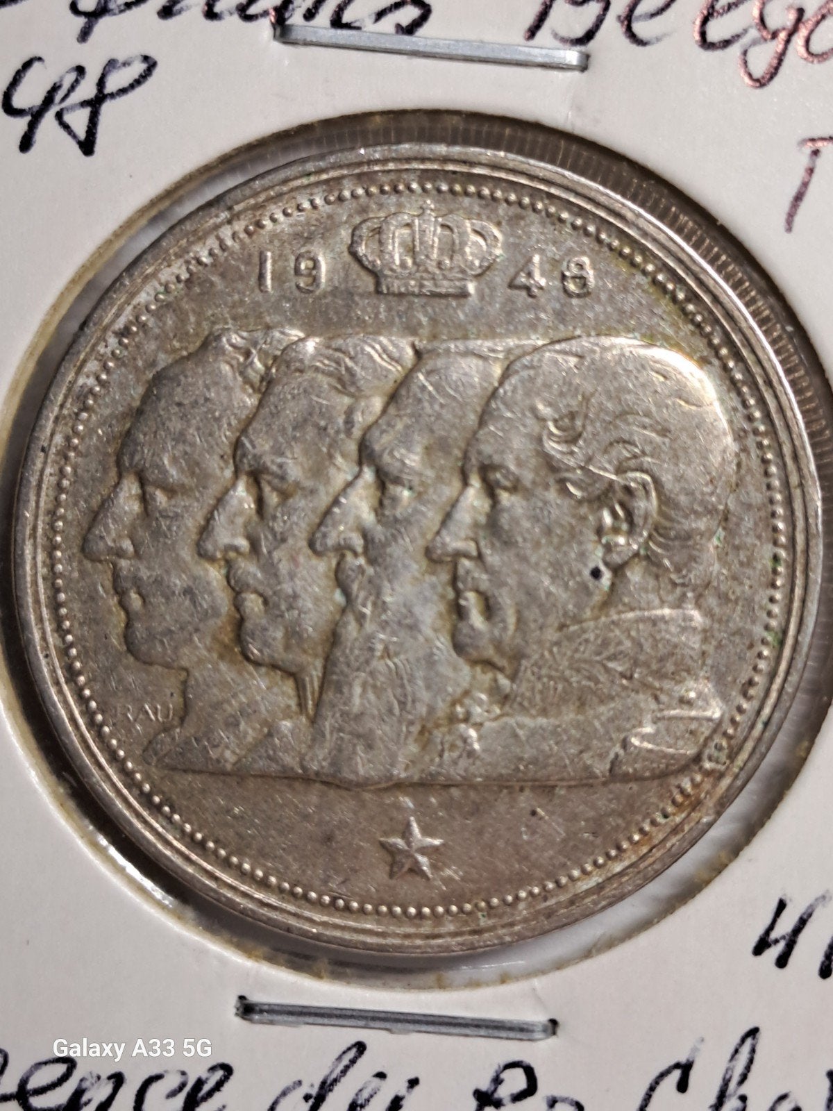 Belgique-Prince Charles-100 francs 1948 fl. Type 4 rois, Enlèvement ou Envoi, Argent, Monnaie en vrac, Argent