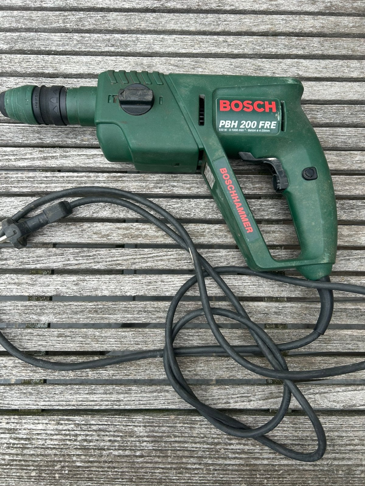 Boorhamer Bosh PBH200FRE defect, Ophalen of Verzenden, Gebruikt, Boor- en/of Breekhamer