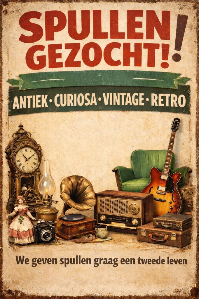 Spullen gezocht, Ophalen
