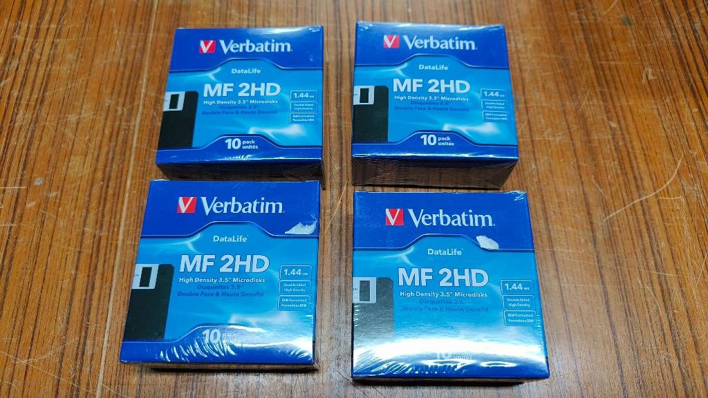 4 x doosje Diskettes 3.5" HD Sealed, Informatique & Logiciels, Disques enregistrables, Envoi, Neuf, Autres types, Verbatim en andere