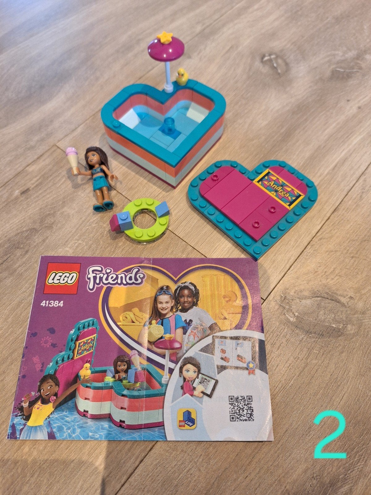 lego friends hartvormige doosjes, Ophalen, Lego, Zo goed als nieuw, Complete set