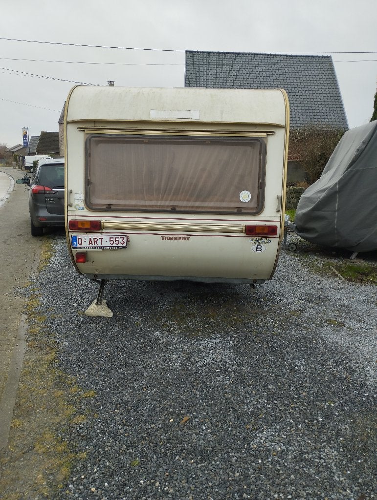 Tabberd caravan, Caravans en Kamperen, Caravans, 2 aparte bedden, Tabbert, Tot en met 2, Treinzit