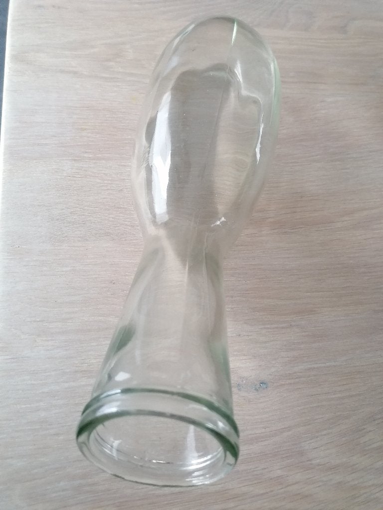 retro glazen plasfles uit ziekenhuis, Ophalen of Verzenden