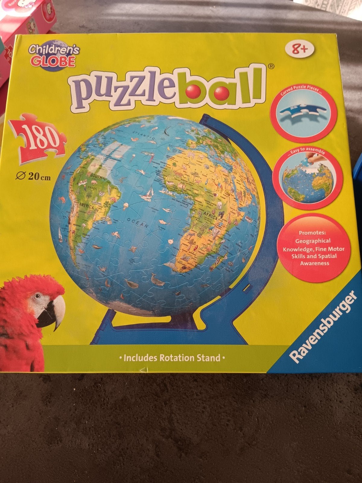 puzzelbal wereldbol op staander, Ophalen of Verzenden