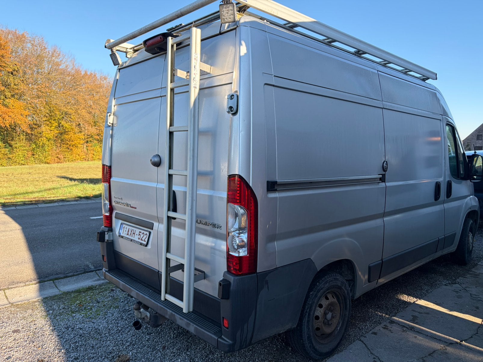 Citroën jumper L2H2, Autos, Argent ou Gris, 3 places, Boîte manuelle, Autre carrosserie