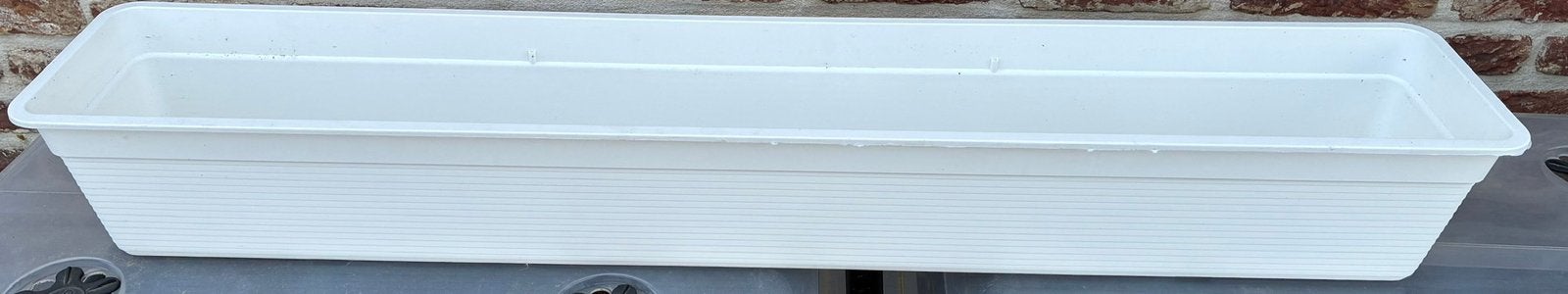 Plastieken bloembakken 40 cm en 100 cm breed ., Zakelijke goederen, Stock en Retail | Partijen goederen, Ophalen, Tuin en Doe-het-zelf