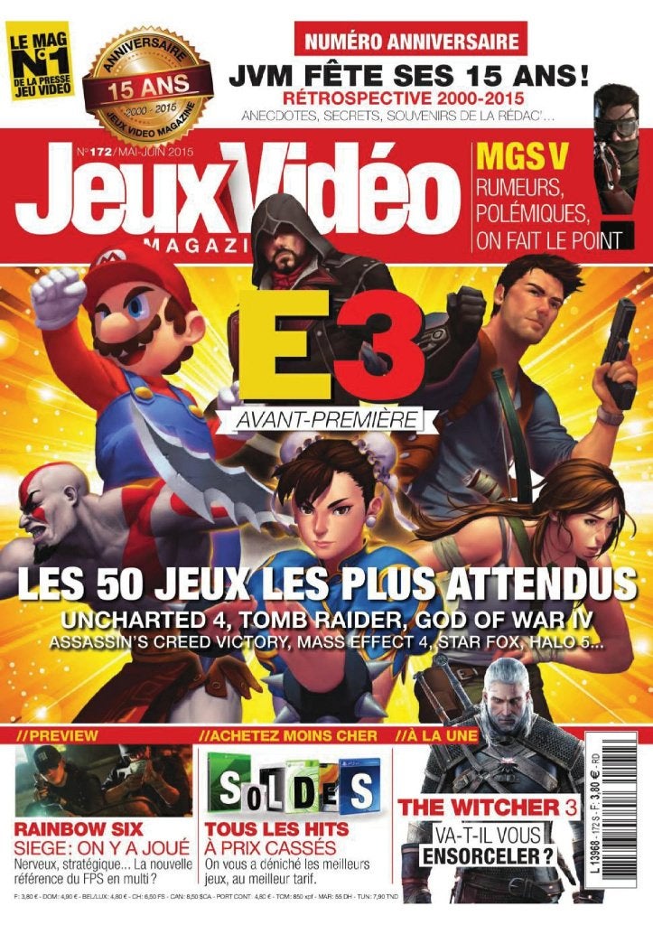 Video Games Magazine 172 mei juni 2015 Magazine Zeer goede, Verzenden, 1980 tot heden, Tijdschrift