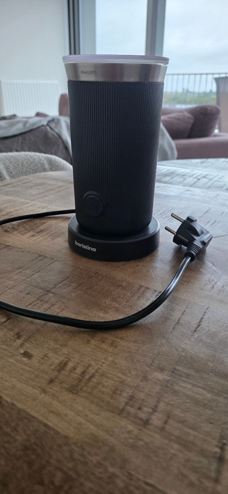 Philips elektrische melkschuimer, Ophalen of Verzenden, Zo goed als nieuw, Elektrische melkopschuimer