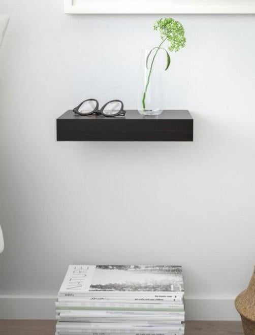 Lot de 3 étagères murales noires IKEA Lack !! NOUVEAU PRIX !, Enlèvement, Comme neuf