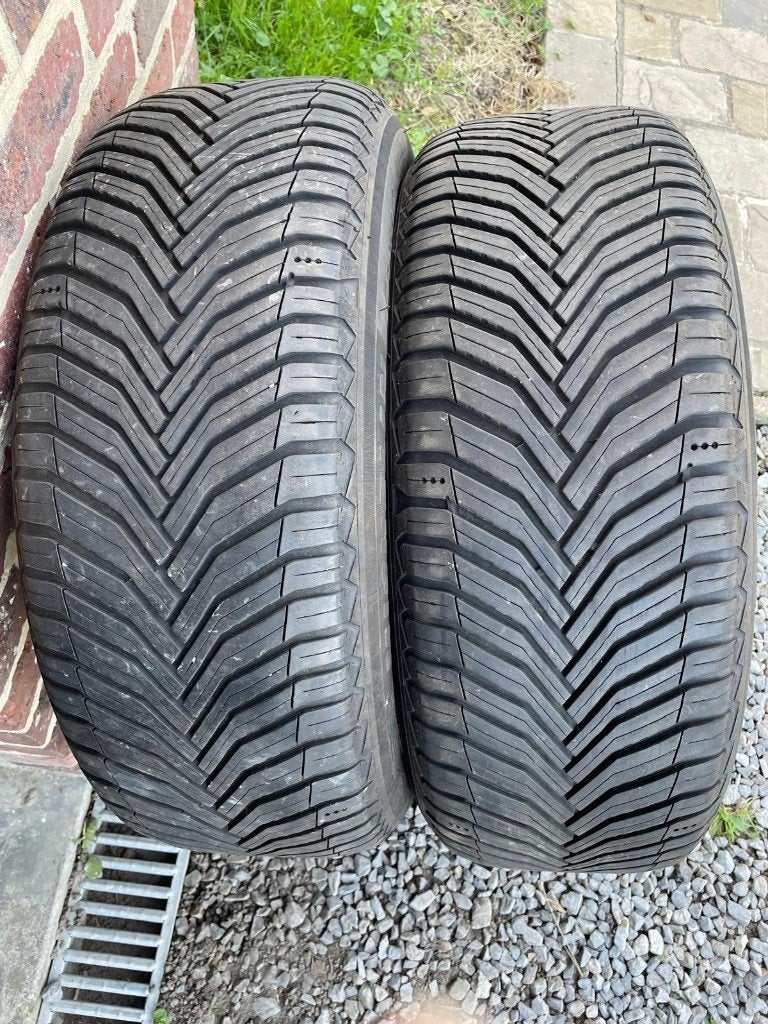 Pneus Michelin 4 saisons, Auto-onderdelen, Ophalen, Gebruikt, 17 inch, All Season