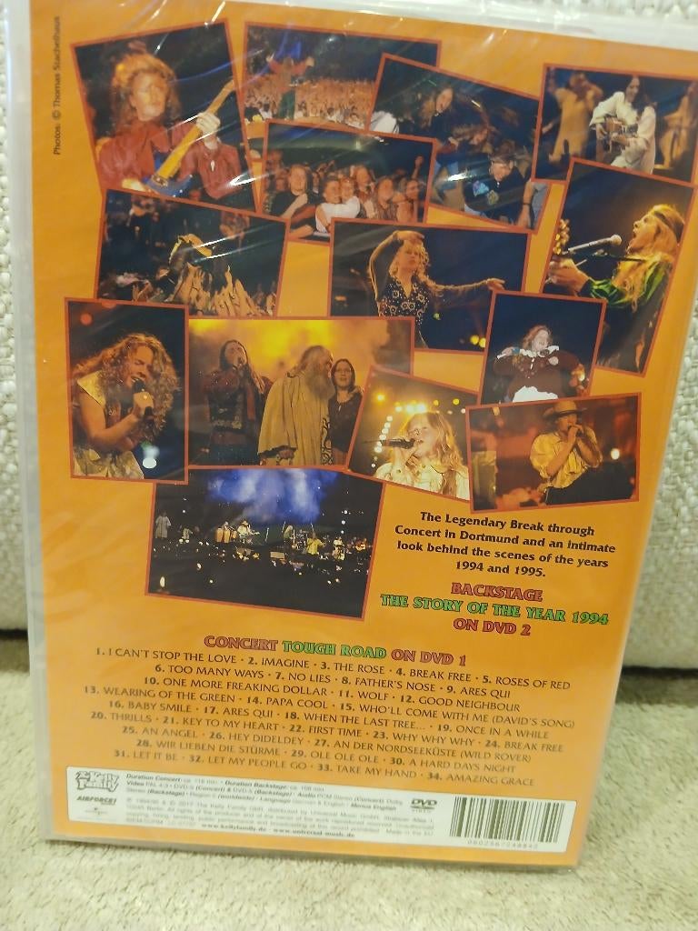 DVD KELLY FAMILY - TOUGH ROAD, Cd's en Dvd's, Ophalen of Verzenden, Nieuw in verpakking