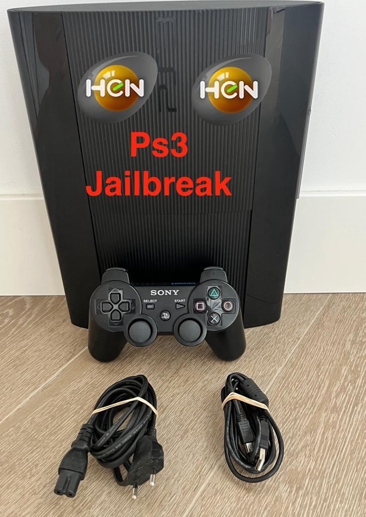 Sony PlayStation3 Jailbreak, Games en Spelcomputers, Spelcomputers | Sony PlayStation 3, Zo goed als nieuw, Slim, 250 GB, Ophalen of Verzenden