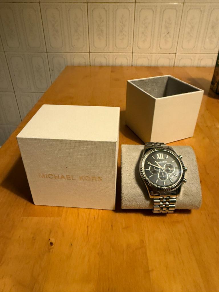 Montre Michael Kors Homme avec boite, Bijoux, Sacs & Beauté, Enlèvement, Comme neuf, Montre-bracelet, Autres marques