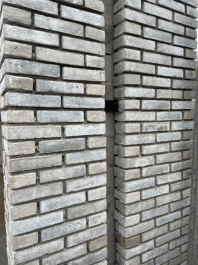 400 gevelstenen rainbow silver uit verschillende pakken, Doe-het-zelf en Bouw, Ophalen, Zo goed als nieuw