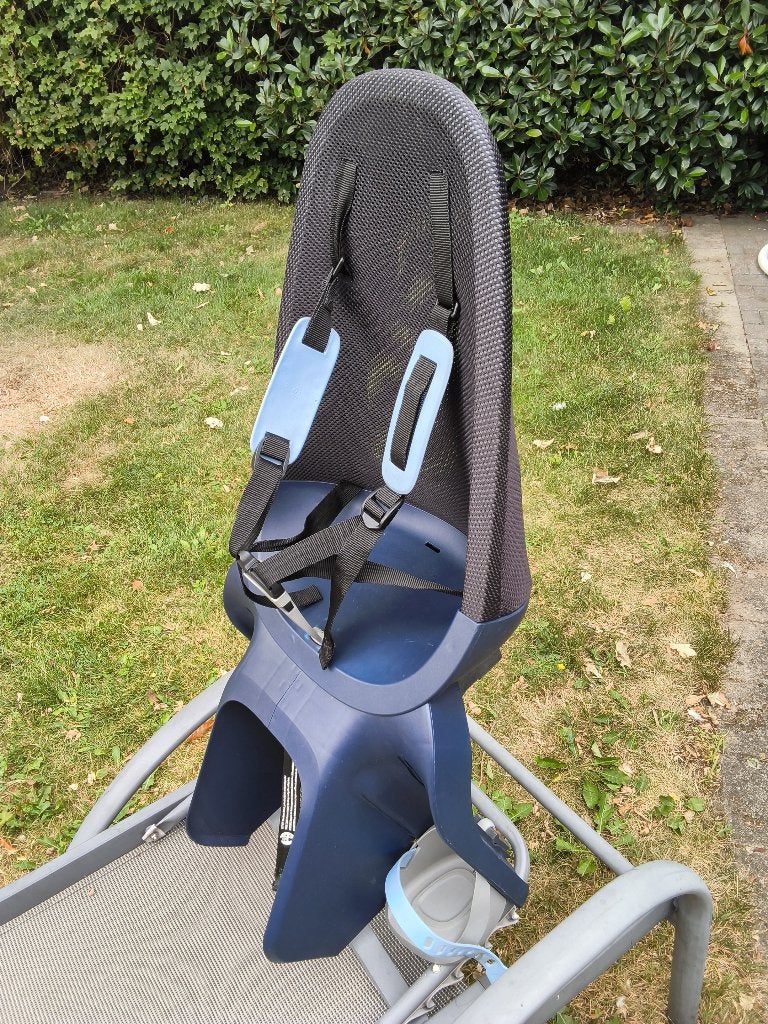 FIETSSTOELTJE VOOR ACHTEROP  - amper gebruikt, Fietsen en Brommers, Ophalen, Zo goed als nieuw, Achterzitje
