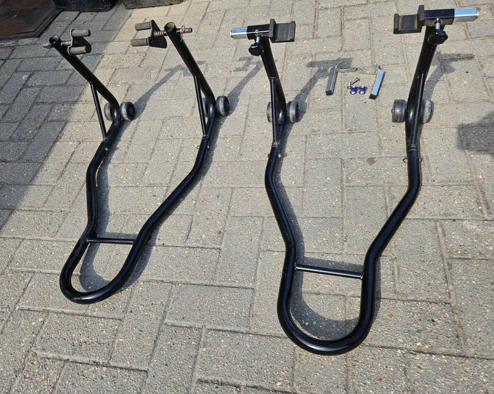 moto steun +extra klemmen, Particulier