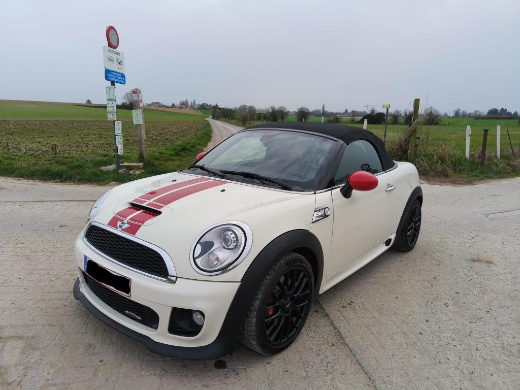 MINI ROADSTER (R59)VRAI JCW-211PK- COMPLÈTE!AUTOMAT, Cuir, Euro 5, Achat, 155 kW