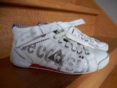 le coq sportif - 37 - witte sneakers schoenen, Kleding | Dames, Verzenden, Wit, Le coq sportif, Zo goed als nieuw