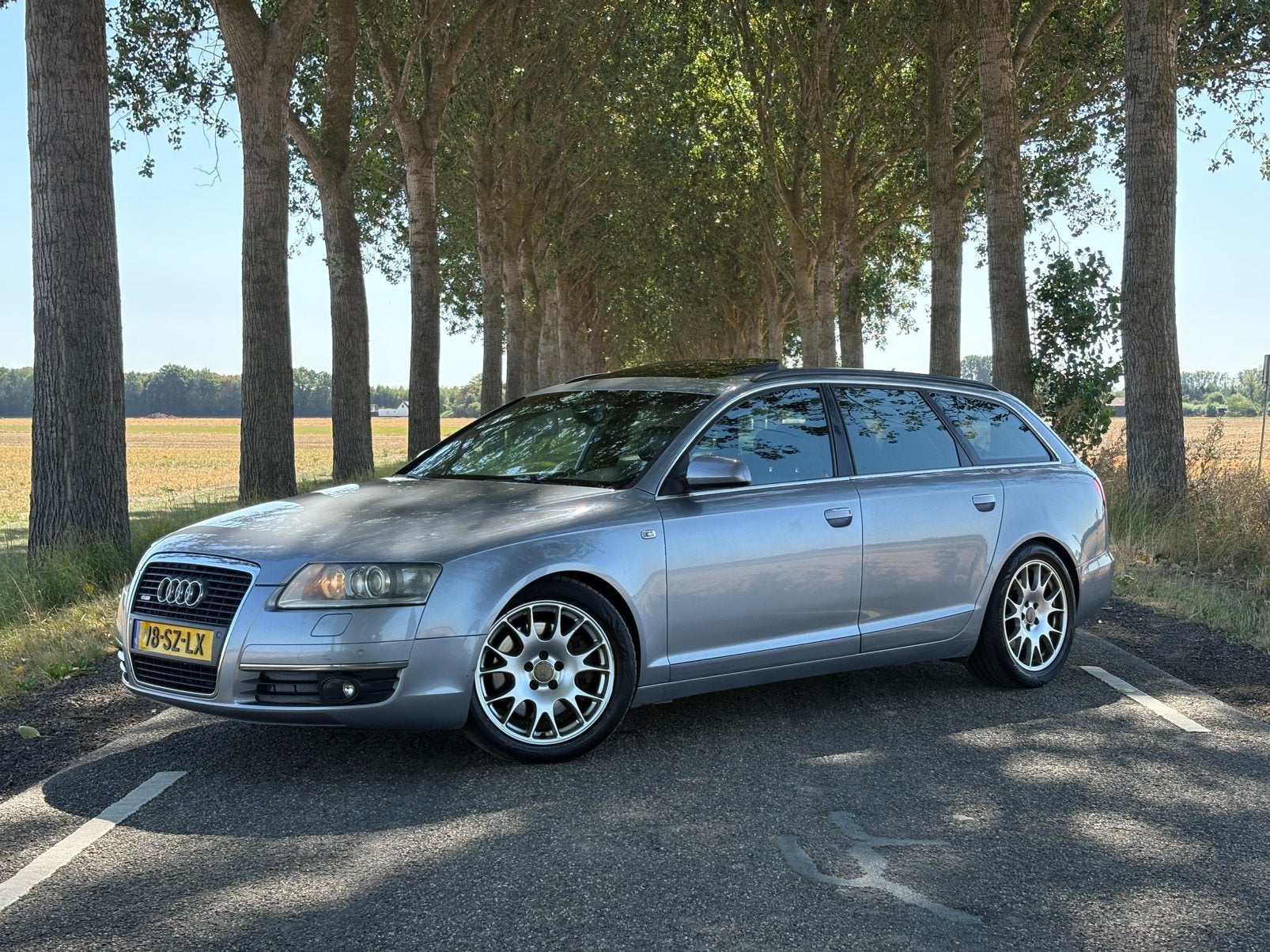 Audi A6 SLINE / 3.0 TDI / AUTOMAAT / DAKJE / 340DKM / bj2005, Auto's, Automaat, Zwart, Bedrijf, Vierwielaandrijving