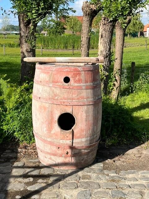 Antieke landelijke houten kuip, Antiek en Kunst, Ophalen