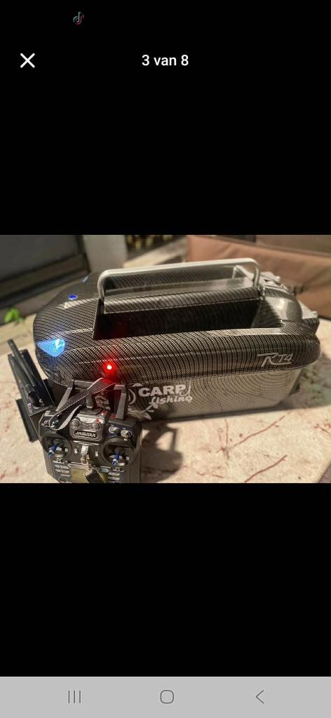 Rt4 v3 met dragonfly raymarine tas oplader, Ophalen