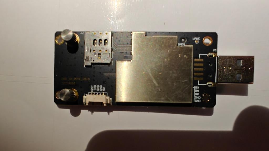 Adaptateur MINI PCI-E vers USB DIY, Informatique & Logiciels, Enlèvement, Utilisé, Externe