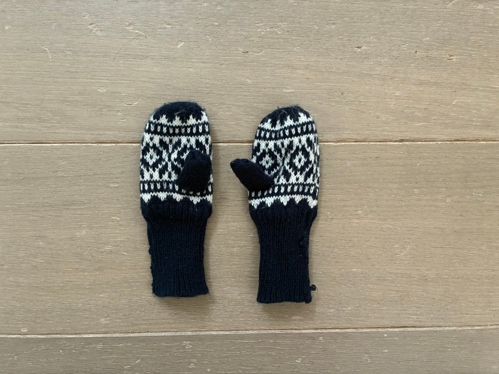 Donkerblauwe Handschoenen van H&M (Maat 74-80 / 6-12 maand), Kinderen en Baby's, Jongen of Meisje, H&M, Ophalen of Verzenden, Zo goed als nieuw