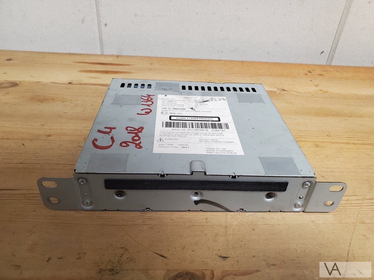 Peugeot 308 en Citroen C4 2012 - 2018 radio cd speler €40, Auto diversen, Autoradio's, Ophalen of Verzenden, -, -, -