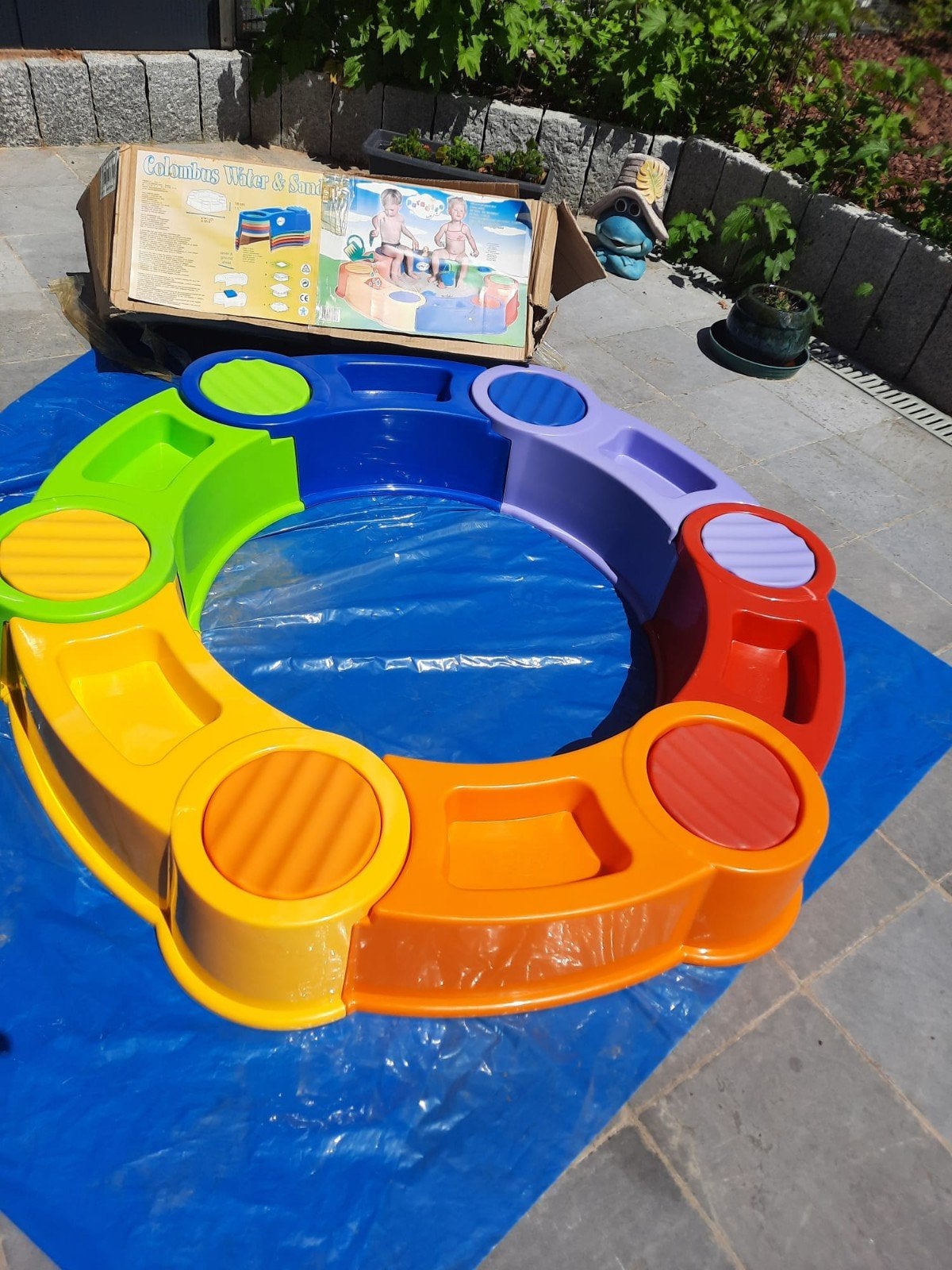 Zand en waterbak columbus paradisio, Kinderen en Baby's, Speelgoed | Buiten | Zandbakken, Ophalen, Zo goed als nieuw