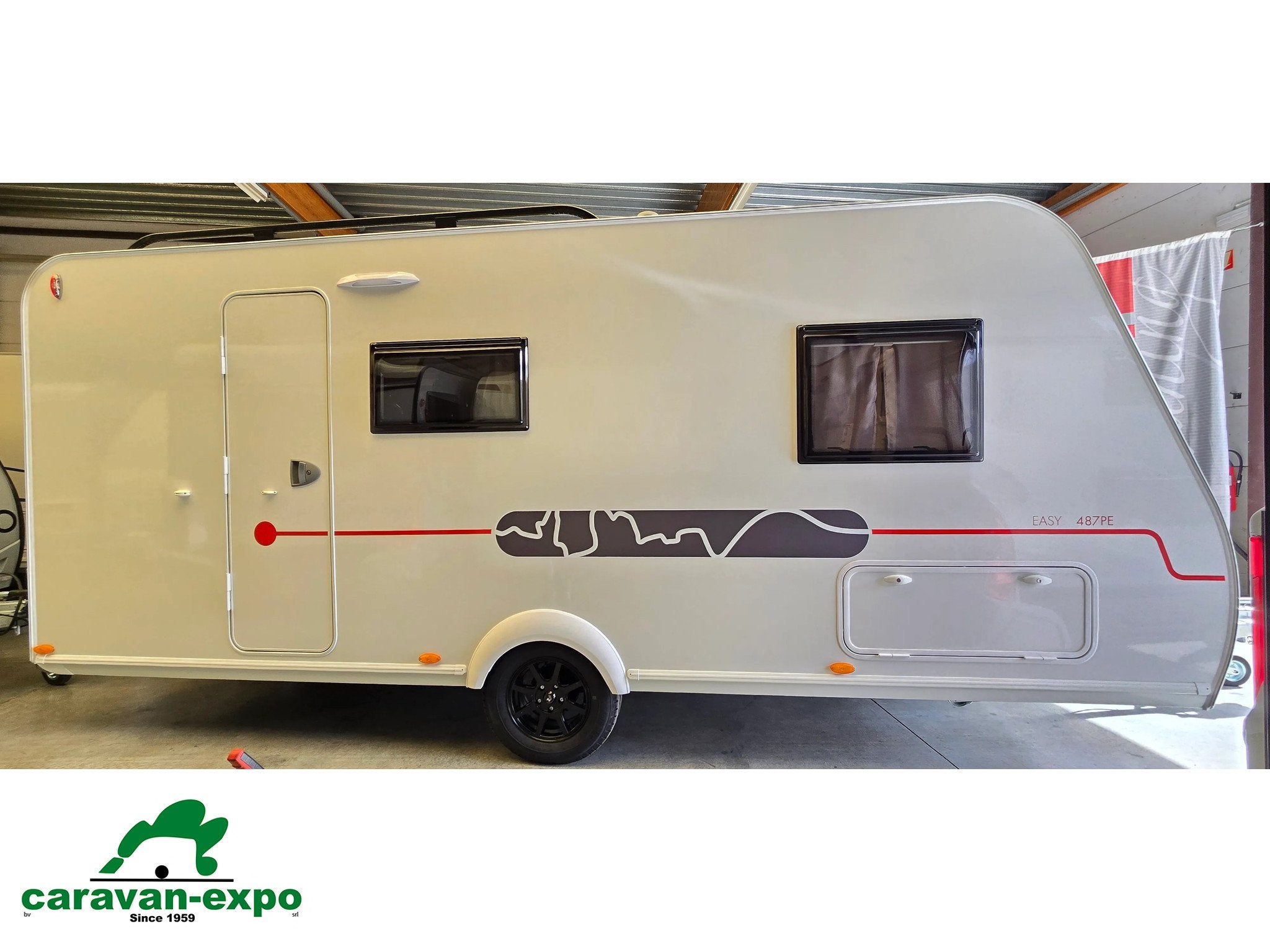 STERCKEMAN 487 PE EASY, Caravans en Kamperen, Caravans, Sterckeman, Bedrijf, 5 tot 6 meter, Tot en met 6