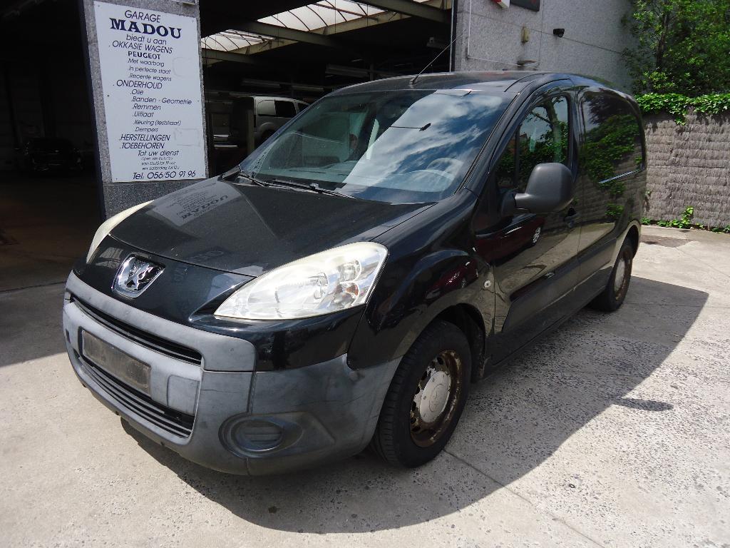 PEUGEOT PARTNER 1.6 HDI LICHTE VRACHT, Auto's, Peugeot, 4 cilinders, Zwart, Bedrijf, 1560 cc