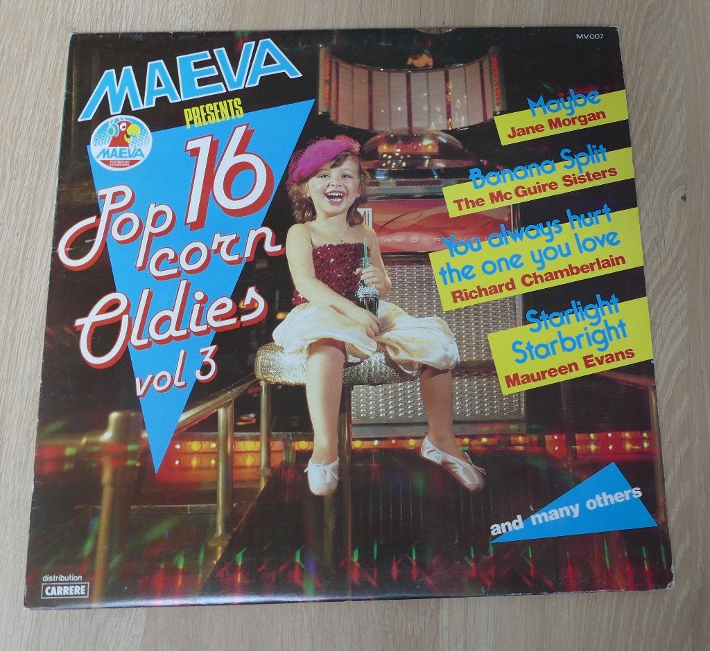 LP Maeva Presents Vol. 3 - 16 Popcorn Oldies, LP, Pop, Ophalen of Verzenden, Zo goed als nieuw