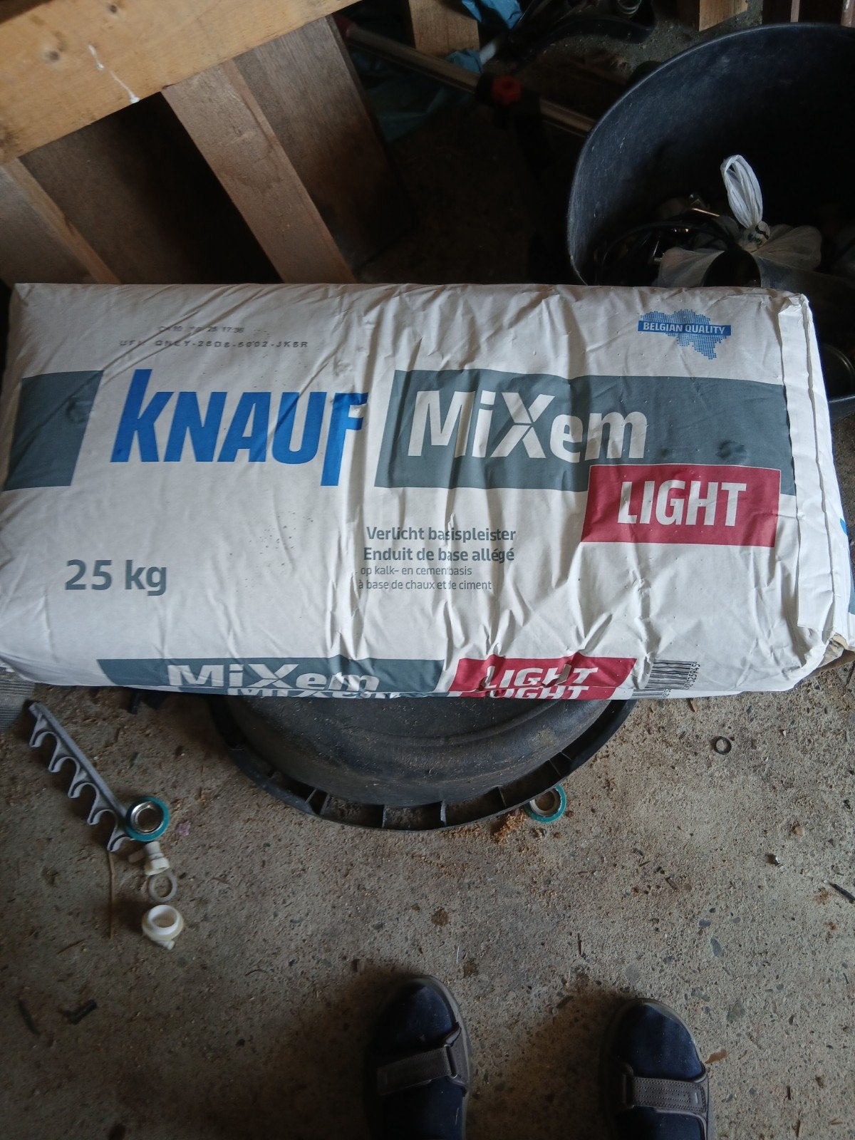 Knauf mixem light, Enlèvement