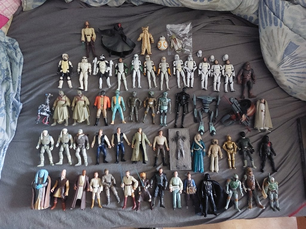 57 figurines  Star wars lot, Collections, Enlèvement, Utilisé, Figurine