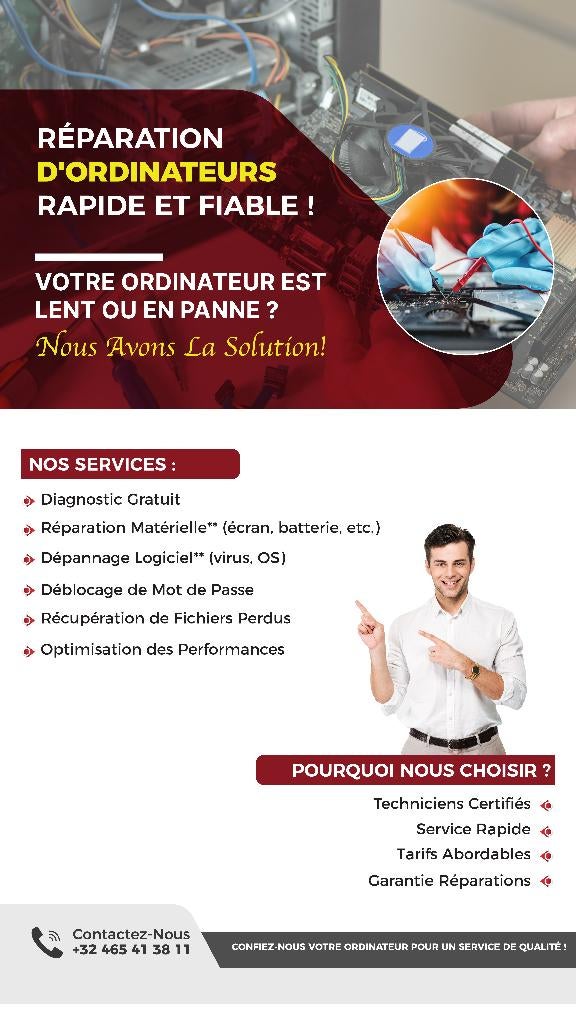 Pc-reparatie - Computer - Gaming-pc - Computers, Computers en Software, Windows Laptops, Refurbished, SSD, Gaming, Ophalen of Verzenden
