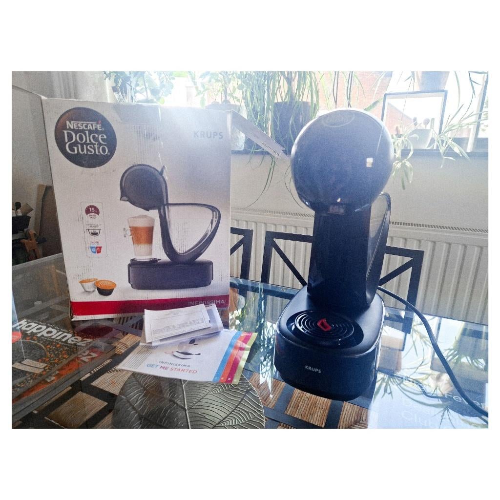 Nescafé Dolce Gusto Infinissima - Krups, Réservoir d'eau amovible, Enlèvement ou Envoi, Combiné, Dosettes et capsules de café