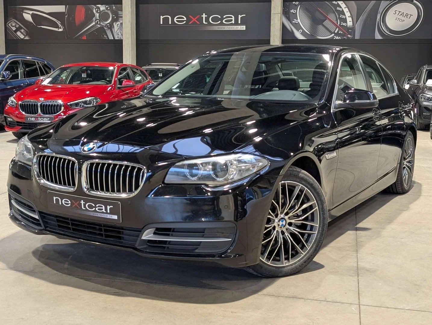 BMW 5 Serie 518 dA Berline *CUIR-FULL LED-NAVI-PARKING-ATTEL, Autos : Divers, Automatique, BMW, 1995 cm³, Noir