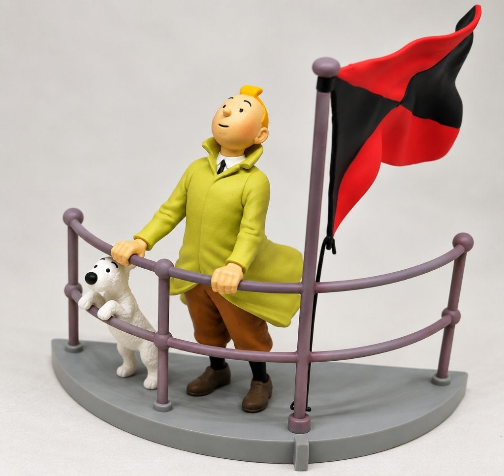 Tintin & Milou à la rambarde de l’Aurore, réf. 43110, Enlèvement ou Envoi, Tintin, Neuf, Statue ou Figurine