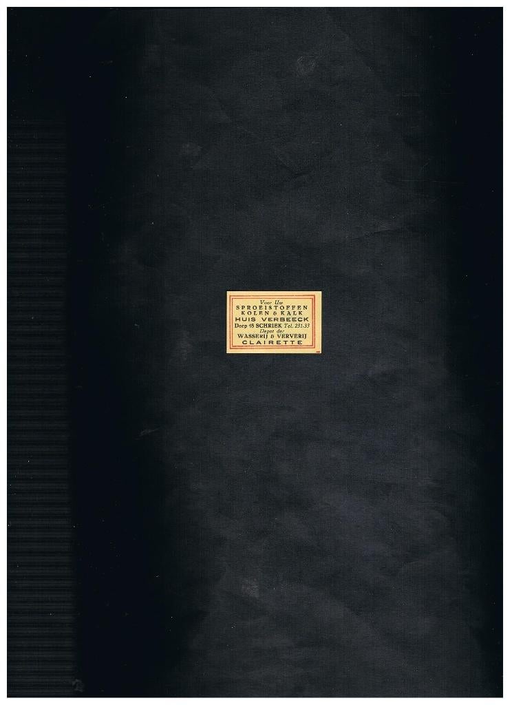SCHRIEK OUD RECLAME ETIKET, Verzenden, Nieuw, Luciferdoosjes of -merken