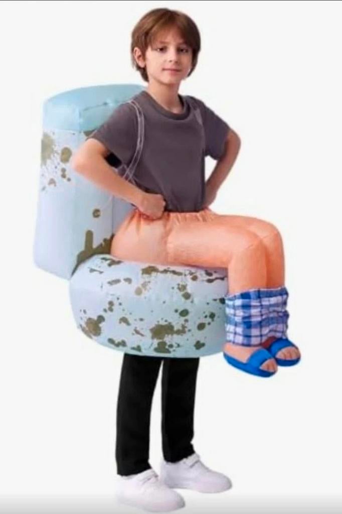 Opblaasbaar kostuum kinderen toilet, Kinderen en Baby's, Ophalen